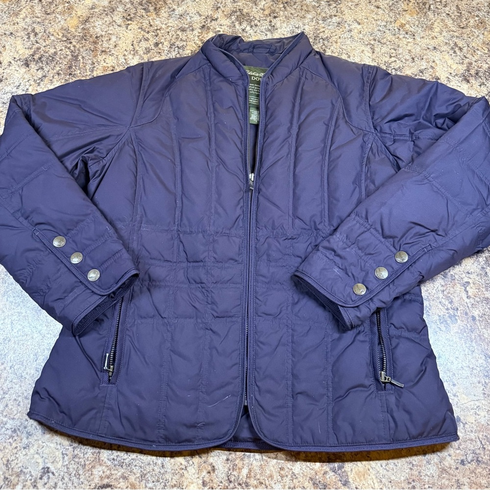 Women's Quilted Jacket - dark purple